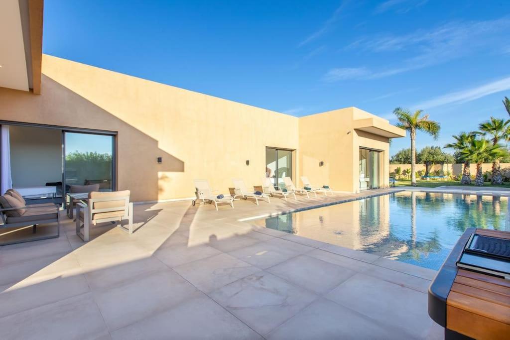 Villa Hawai, Ss Vis A Vis Avec Espace De Sport , Piscine Chauffee Marraquexe Exterior foto