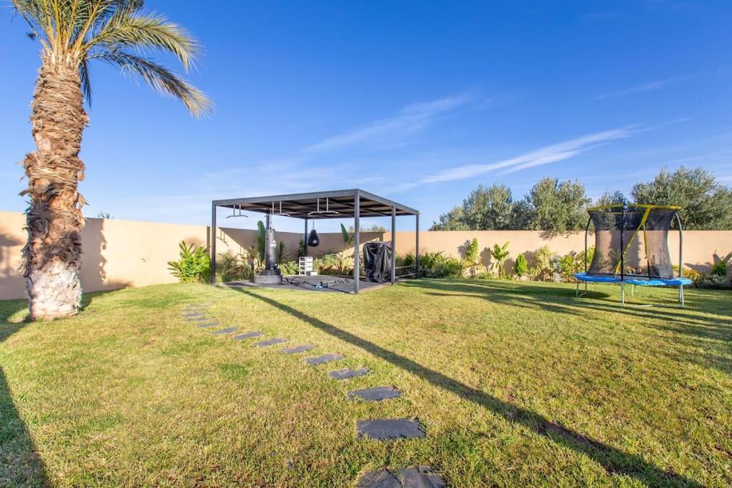 Villa Hawai, Ss Vis A Vis Avec Espace De Sport , Piscine Chauffee Marraquexe Exterior foto